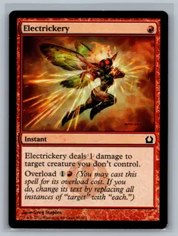 Magic MTG Return to Ravnica 4x Electrickery #93/274 TCG CCG Playset - Image 1