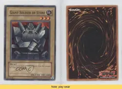 Giant Soldier of Stone Unlimited YuGiOh Starter Deck Yugi #SDY-013 2002 READ 1a1 - Image 3