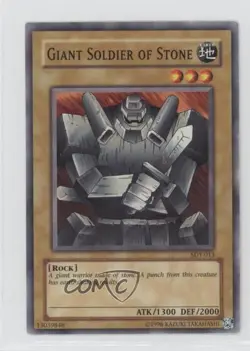 Giant Soldier of Stone Unlimited YuGiOh Starter Deck Yugi #SDY-013 2002 01dr - Image 1