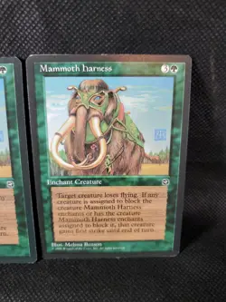 2x Mammoth Harness Homelands Legacy Magic the Gathering MTG TCG NM See Pics - Image 3
