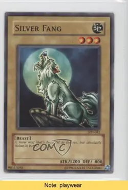 Silver Fang Unlimited YuGiOh Starter Deck Yugi #SDY-012 2002 READ 0b3 - Image 1