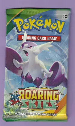 Pokemon "Roaring Skies" 10-Card Sealed Booster Pack (Latios) X1 - Image 1
