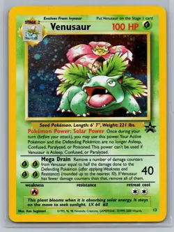 Pokemon TCG Venusaur #13/53 WoTC Promo - Image 1