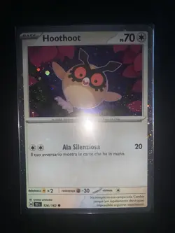 Carta Pokemon Hoothoot Promo Holo 126/167 Ita Italiano Crepuscolo Mascherato - Image 1
