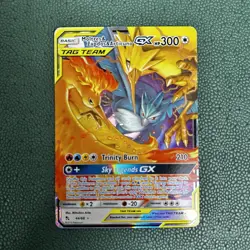 Pokemon Tcg Tag Team Moltres Zapdos And Articuno GX Hidden Fates 44/68 - Image 1