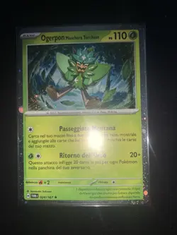 Carta Pokemon Ogerpon Promo Holo 024/167 Ita Italiano Crepuscolo Mascherato - Image 1