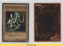 Mammoth Graveyard Unlimited YuGiOh Starter Deck Yugi #SDY-010 2002 READ 2u3 - Image 3