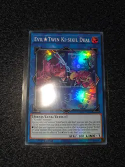 ALIN-EN052 EvilUTwin Ki-sikil Deal : Super Rare Card : 1st Edition : YuGiOh TCG - Image 1