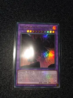 Yugioh ALIN-EN036 Fallen Angel of the Golden Land Ultra Rare 1st Edition - Image 1