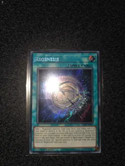 YUGIOH ALIN-EN059 Regenesis Secret Rare Card 1st Edition - Image 1