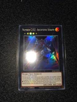 JUSH-EN056 Number C102: Archfiend Seraph : Super Rare Card : 1st Edition YuGiOh - Image 1