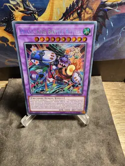 YUGIOH PRANK-KIDS BATTLE BUTLER HISU-EN019 1ST SECRET RARE - Image 1