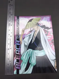 Shunsui Kyoraku #SP-15 Holo Bleach Bromide Collection Card BIG Amada 2004 Japan - Image 4