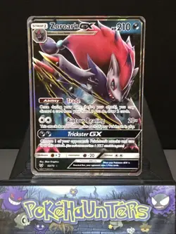 Pokemon Card Zoroark GX 53/73 Shining Legends Half Art Near Mint - Image 1