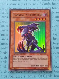 PTDN-ENSE2 Hannibal Necromancer Super Rare Yu-Gi-Oh Card Limited Edition NM - Image 1