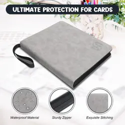 Card Binder 720 Pokets, 9-Pocket Trading Card Binder with Sleeves and Zipper ... - Image 2