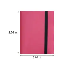 2 Pack 4 Pocket PU Leather Card Binder Holder, Up to 160 Cards, Fit for TCG, ... - Image 3