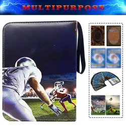 900 Cards Football Card Binder, 9-Pocket Card Collections Trading Card Binder... - Image 3