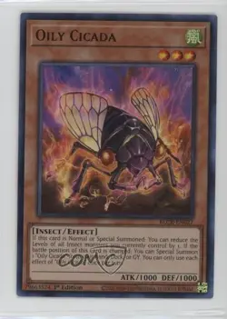 UR - Oily Cicada 1st Ed. YuGiOh Battles of Legends: Crystal Revenge 0it8 - Image 1