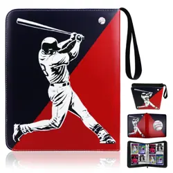 Baseball Card Binder, 2025 Sports Trading Card with Sleeves Holder Album, 400... - Image 1