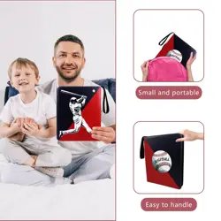 Baseball Card Binder, 2025 Sports Trading Card with Sleeves Holder Album, 400... - Image 5