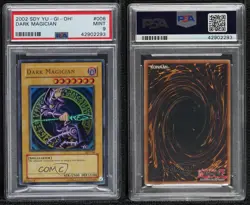 Dark Magician Unlimited YuGiOh Starter Deck Yugi PSA 9 MINT 2002 ne4 - Image 3