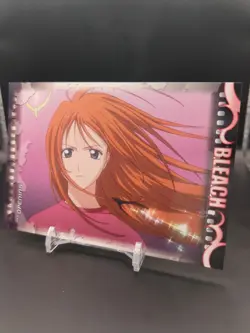 Orihime Inoue No.76 Bleach Bromide Collection Card BIG Amada 2004 Japan TCG A2 - Image 1