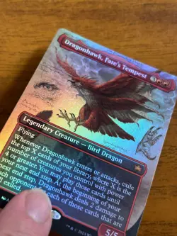 Dragonhawk, Fate's Tempest - Bloomburrow - MTG - FOIL - 0291 - Image 2