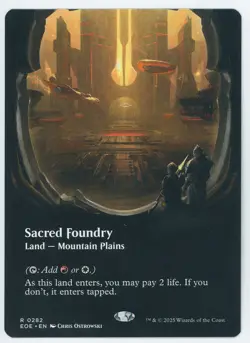 Sacred Foundry Borderless 0282 EOE NM/MT [Edge of Eternities:MTG] - Image 1