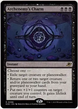 MTG Edge Of Eternities Archenemy's Charm (Rare) - Image 1