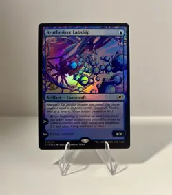 MTG Synthesizer Labship - Edge Of Eternities - Pre-release Foil - Image 1
