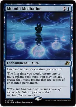 MTG Edge Of Eternities Moonlit Meditation (Rare) - Image 1