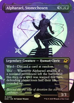 MTG - Alpharael, Stonechosen - Borderless Foil - Edge of Eternities - Magic - Image 1