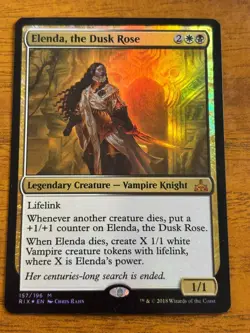 Elenda, the Dusk Rose - Rivals of Ixalan - MTG - FOIL - 157/196 - Image 1