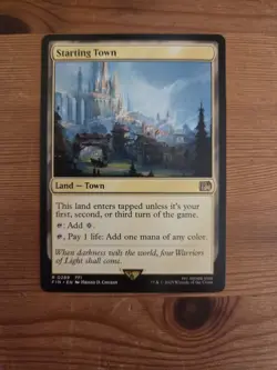 Starting Town - MTG - Final Fantasy - Magic The Gathering - No. 289 - Non Foil - Image 1