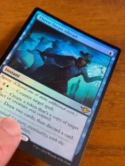 Three Steps Ahead - Outlaws of Thunder Junction - MTG - FOIL - 0075 - Image 2