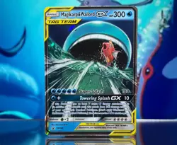 Pokemon Magikarp & Wailord GX SM166 SM Black Star Promo Rare - Image 2