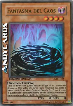 FANTASMA DEL CAOS • (Phantom Of Chaos) • Super R • GLAS ITSE1 • Lim • Yugioh! - Image 1