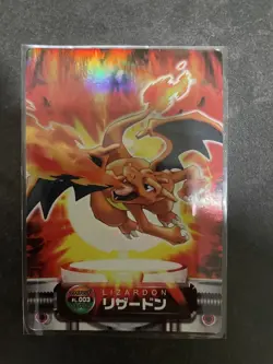 Charizard FL.003 Holo Pokemon Carddass Zukan Card Vintage Nintendo Bandai Japan - Image 2