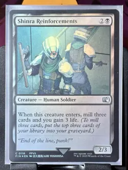 Shinra Reinforcements - Foil - MTG - Final Fantasy - FIN - 0118 - COMMON ~ NM - Image 2