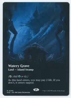 Watery Grave Borderless 0286 EOE NM/MT [Edge of Eternities:MTG] - Image 1