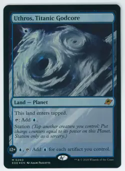 Uthros, Titanic Godcore Foil 0260 EOE NM/MT [Edge of Eternities:MTG] - Image 1