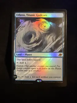 Uthros, Titanic Godcore Foil 0260 EOE NM/MT [Edge of Eternities:MTG] - Image 1