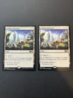 MTG 2X ANIMAL SANCTUARY M21 CORE SET 2021 NEAR MINT/MINT 242/274 - Image 1