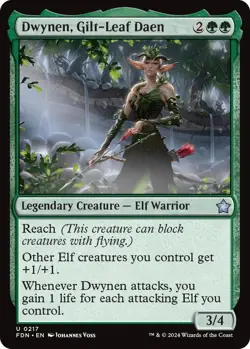 MTG Singles: Dwynen, Gilt-Leaf Daen - Foundations (FDN) - NM - Image 1