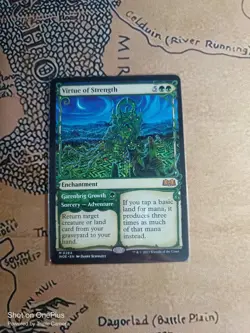 Virtue of Strength Garenbrig Growth - Showcase - WOE - NM - MTG - Image 1