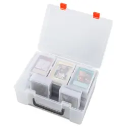 Trading Card Storage Box: Card Case Holder Organizer for 800+ Pokemon, MTG, Y... - Image 1