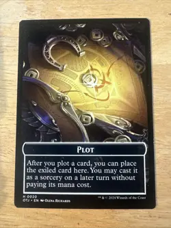 Plot / Zombie Rogue - 20/15 - Token - OTJ - NM - MTG Magic the Gathering - Image 2