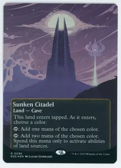 Sunken Citadel Borderless Foil 0086 EOS NM/MT [Edge of Eternities:MTG] - Image 1