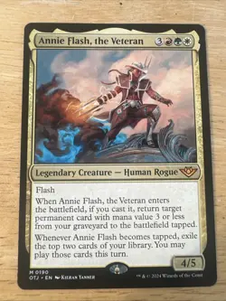 Annie Flash, the Veteran NM, English MTG Outlaws of Thunder Junction - Main Set - Image 1